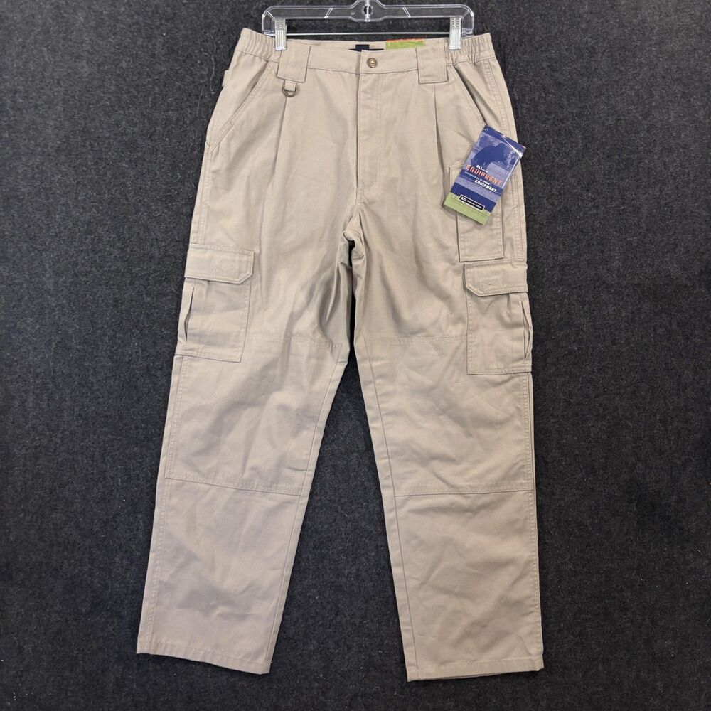 5.11 Tactical Cargo Pants Men's 34x30 Khaki Canvas Work Utility Relaxed 74251